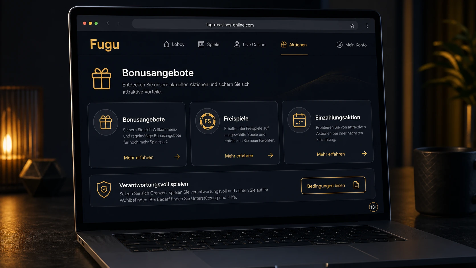 Bonusangebote und Freispiele